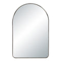 Cassis wall mirror by Renwil, extruded aluminum, polished nickel finish