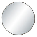 Cerro wall mirror by Renwil, iron, antique nickel finish