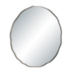 Cerro wall mirror by Renwil, iron, antique nickel finish