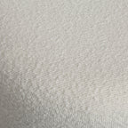 Chaves ottoman by Renwil, boucle, ivory finish