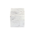 Cora cube tabletop accent by Moe's Home Collection, Banswara purple-white marble