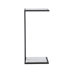 Danica accent table by Renwil, steel, matte black finish