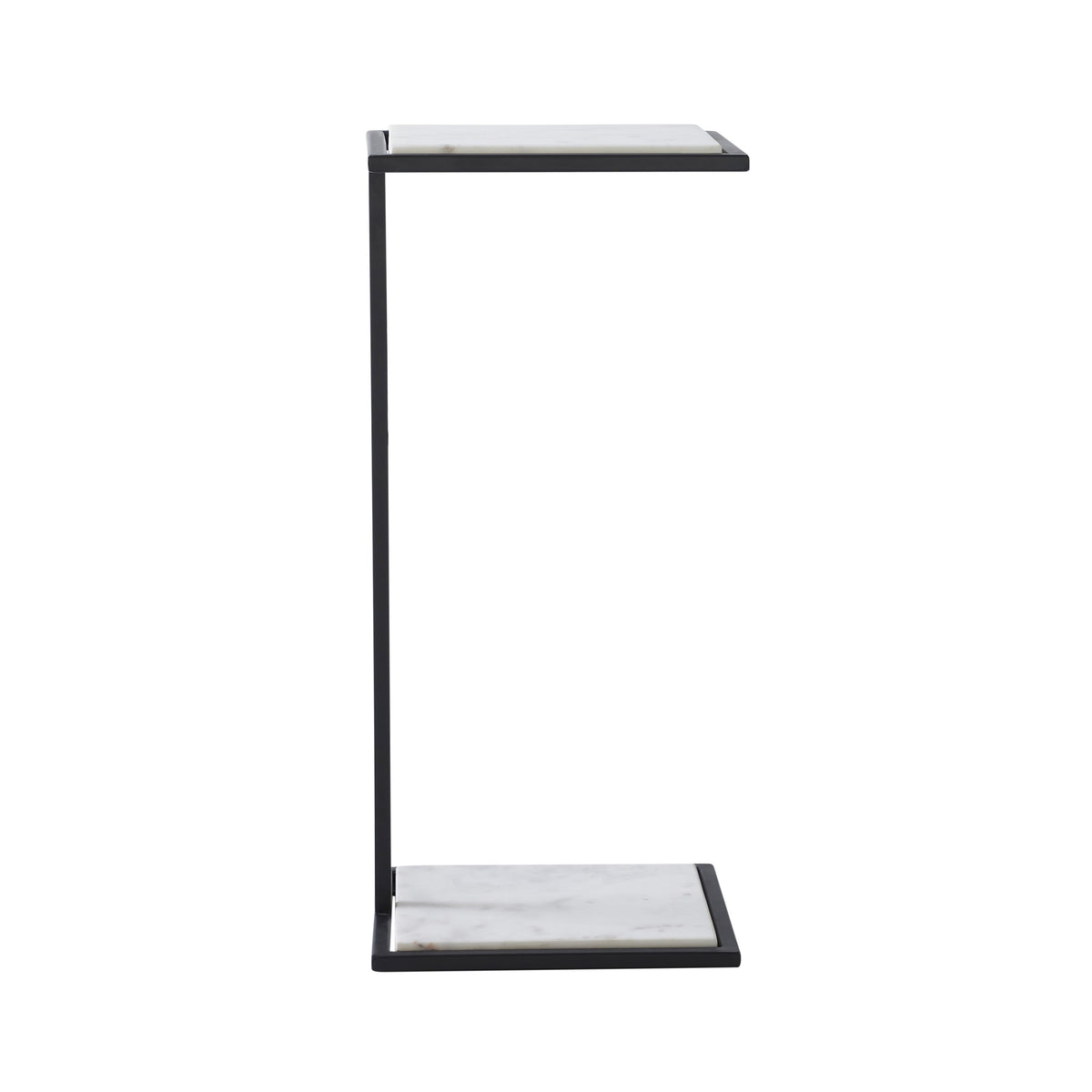 Danica accent table by Renwil, steel, matte black finish