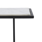 Danica accent table by Renwil, steel, matte black finish