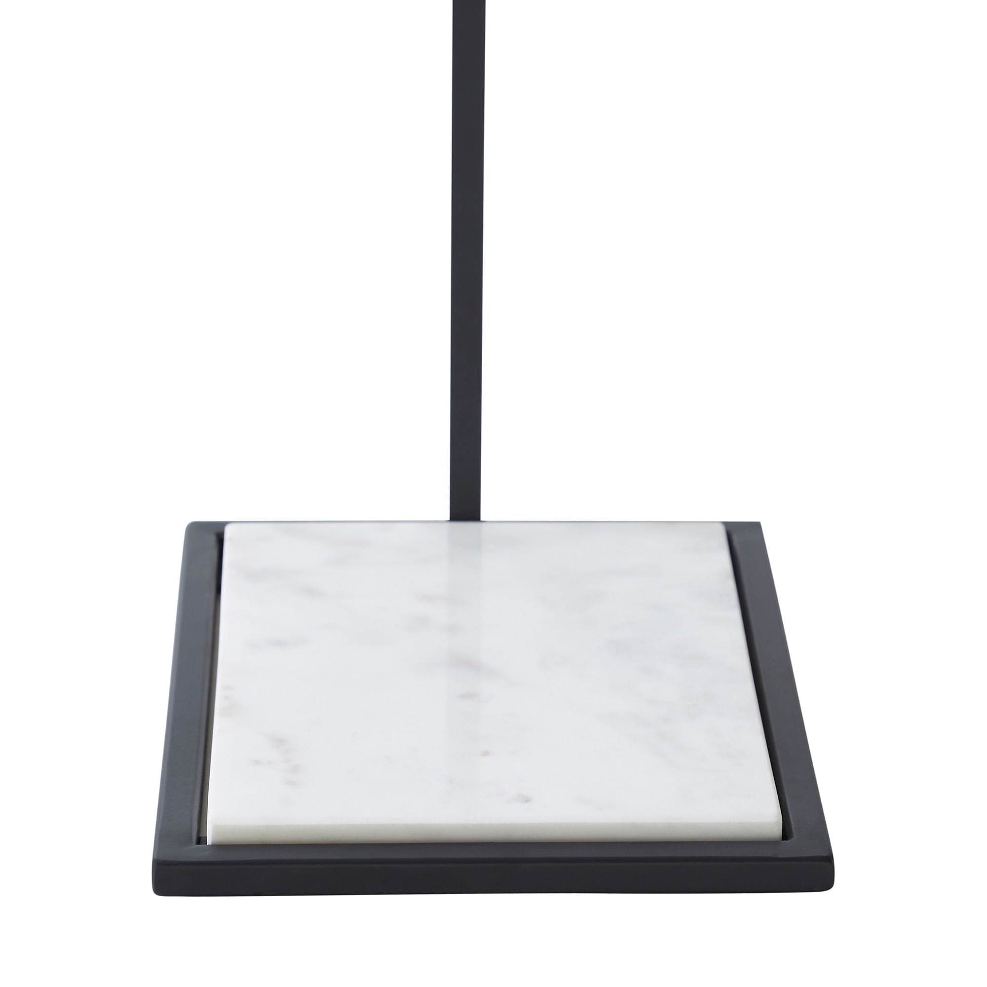 Danica accent table by Renwil, steel, matte black finish