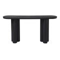 Dayna console table by Renwil, mango wood, matte black finish