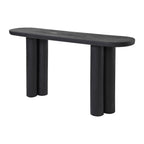 Dayna console table by Renwil, mango wood, matte black finish