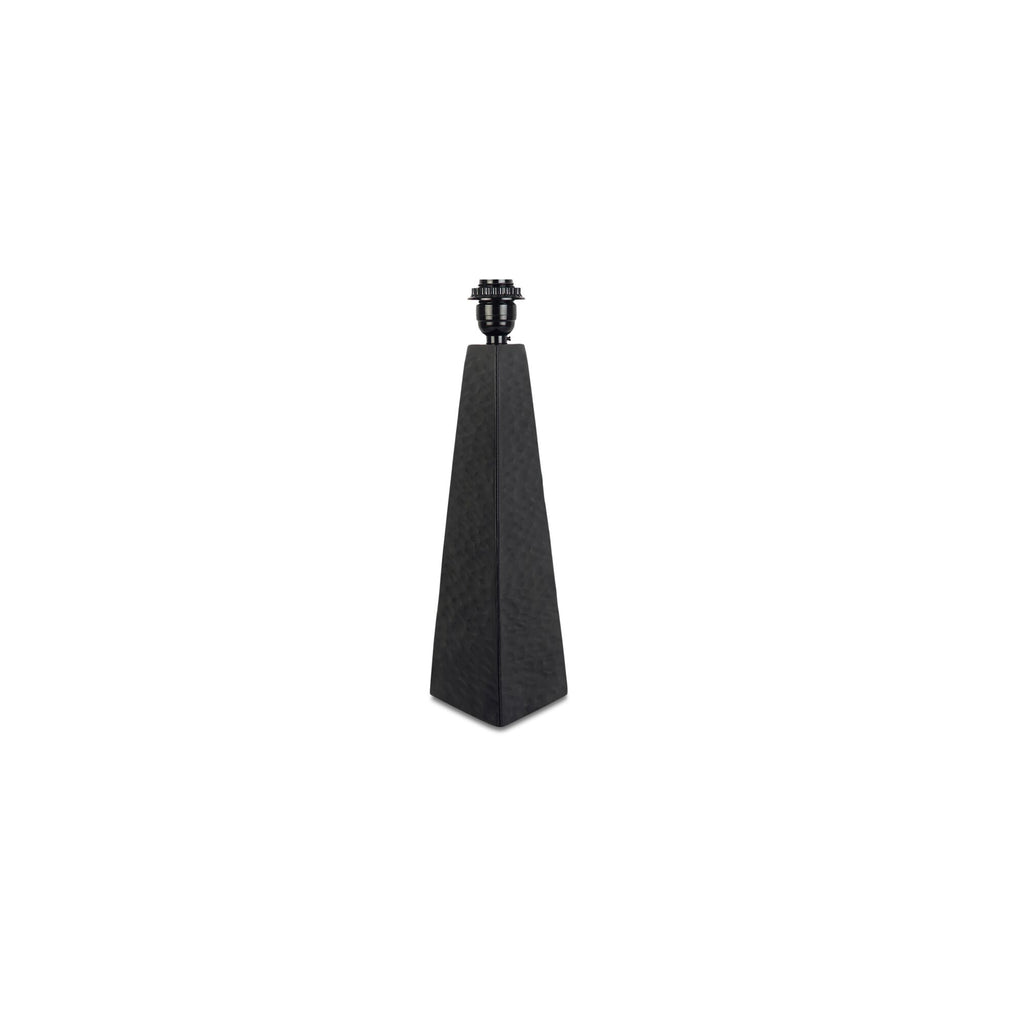 Dorsey table lamp by Moe's Home Collection, matte black ceramic, sculptural curved base