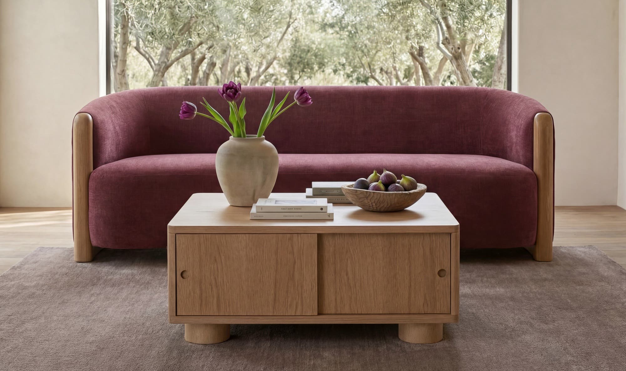 Anya Sofa Berry view 4