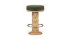 Nio Swivel Counter Stool Dark Green