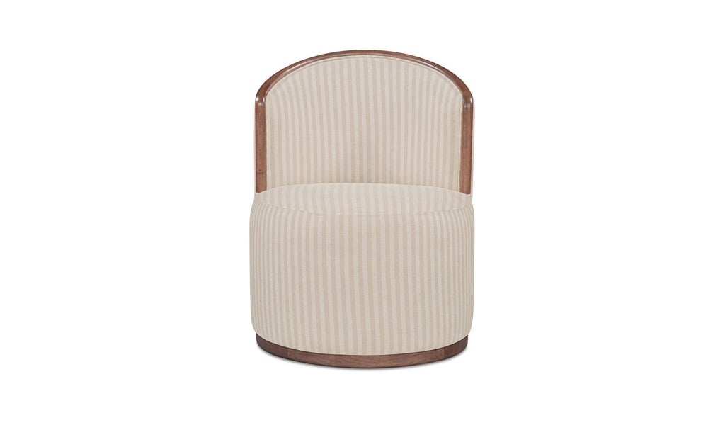 Rossi Swivel Dining Chair Stripe