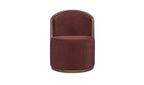 Rossi Swivel Dining Chair Berry