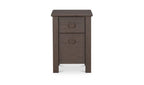 Loren Small Nightstand Dark Brown