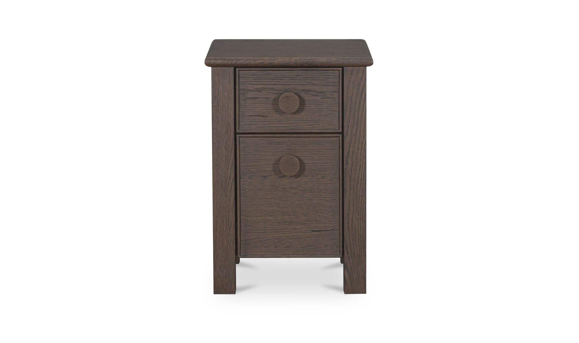 Loren Small Nightstand Dark Brown