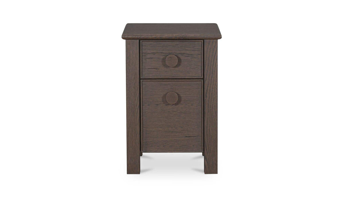 Loren Small Nightstand Dark Brown