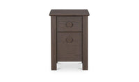 Loren Small Nightstand Dark Brown