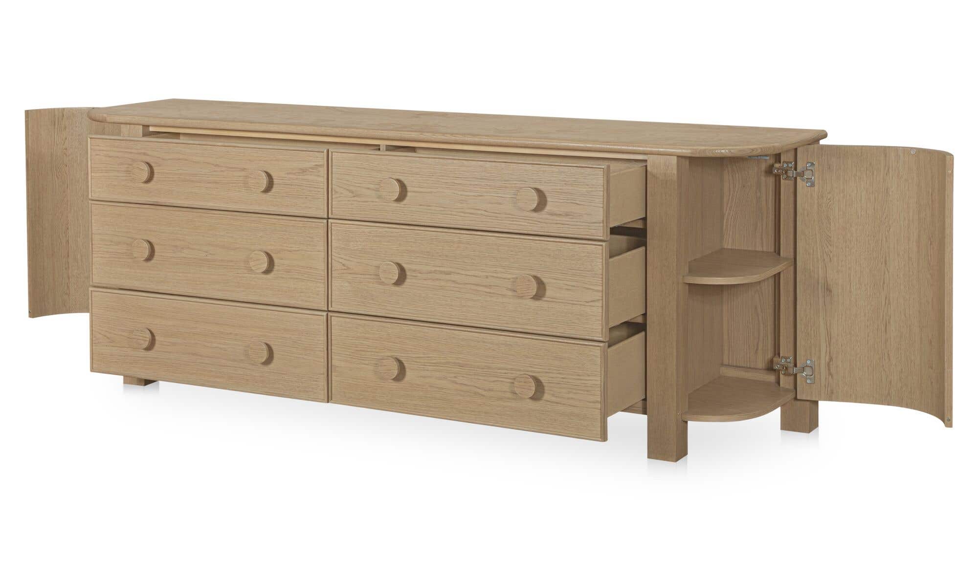 Loren 6 Drawer Dresser 8