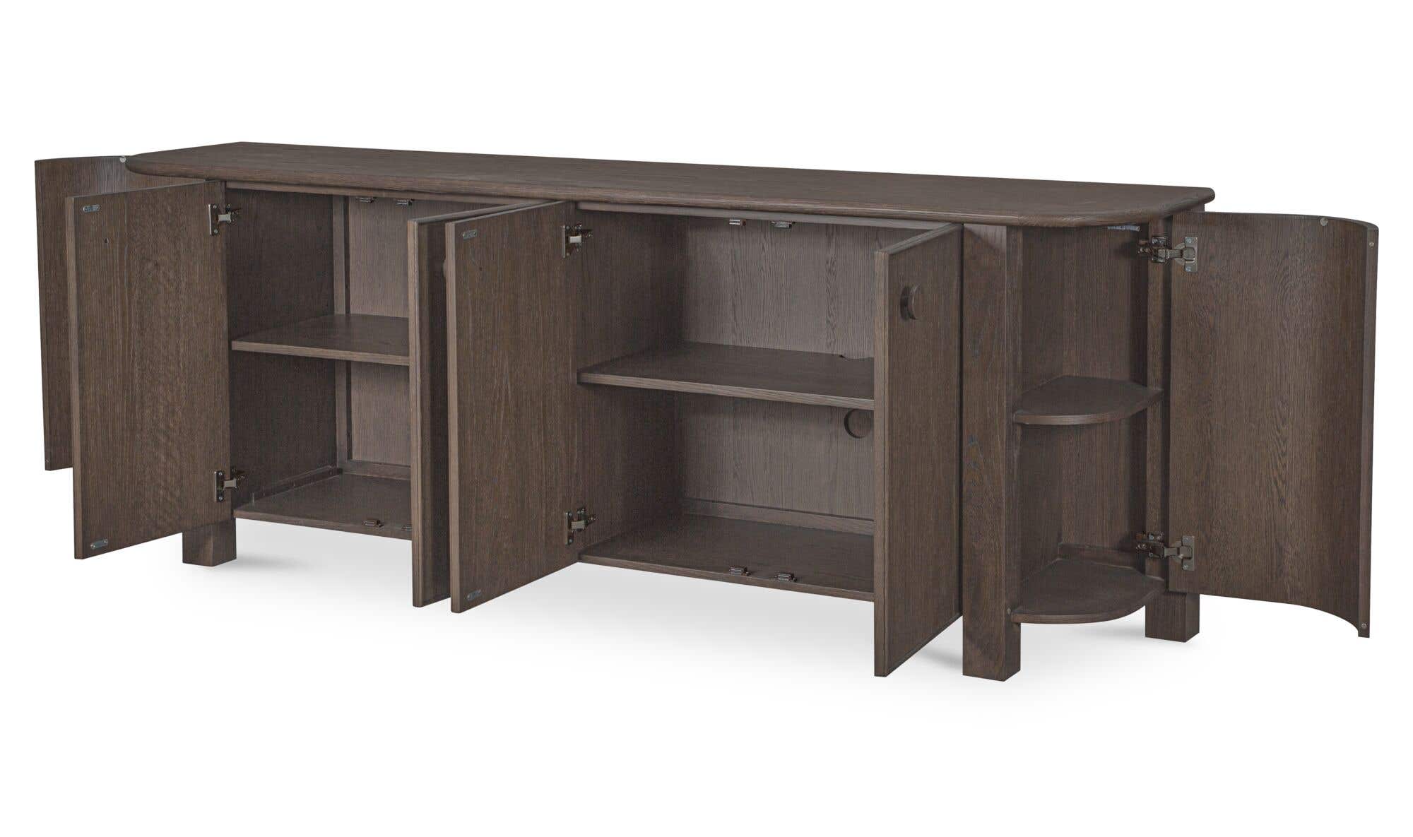 Loren Sideboard Dark Brown view 4