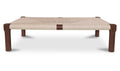 Aluminum Outdoor Kaia Coffee Table Dark Brown