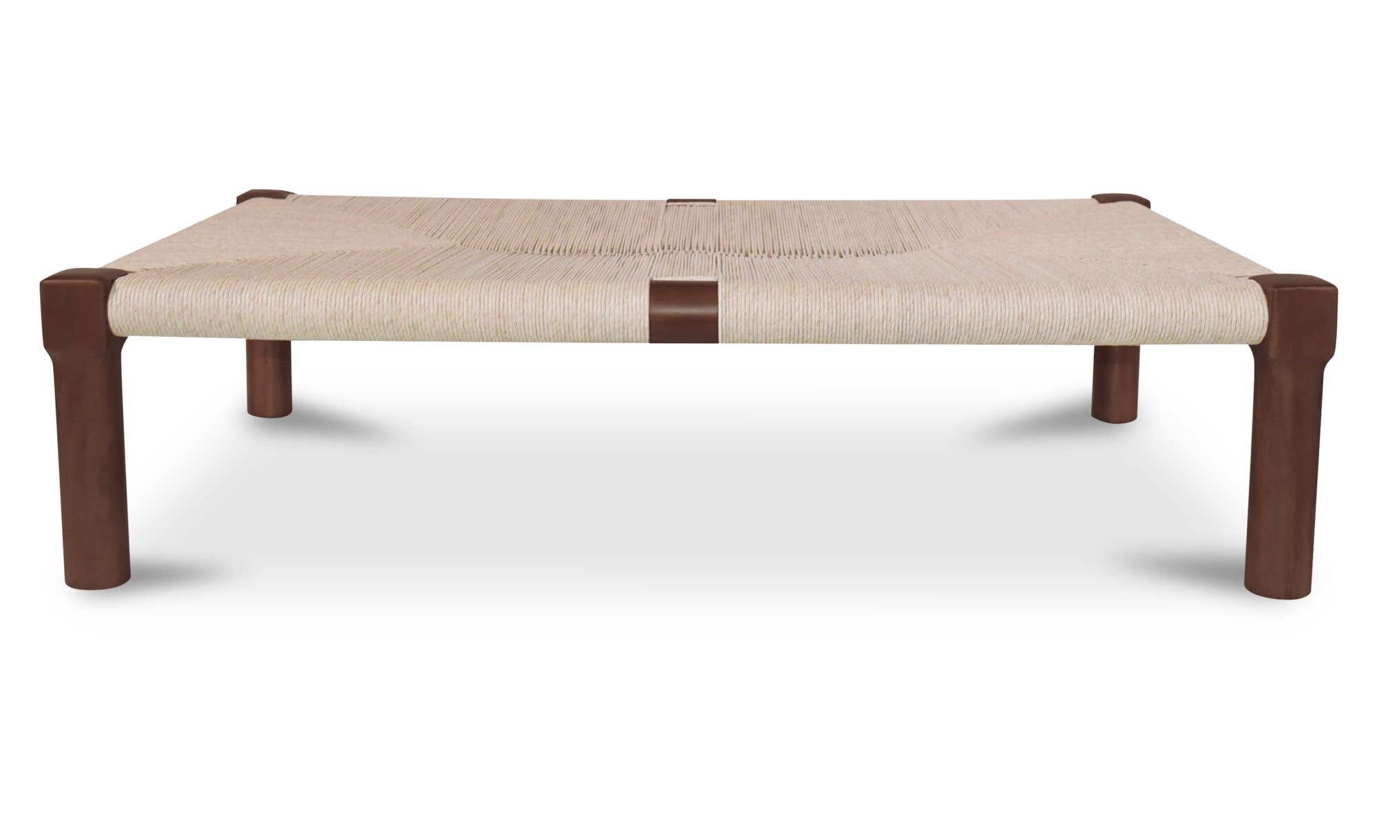 Aluminum Outdoor Kaia Coffee Table Dark Brown