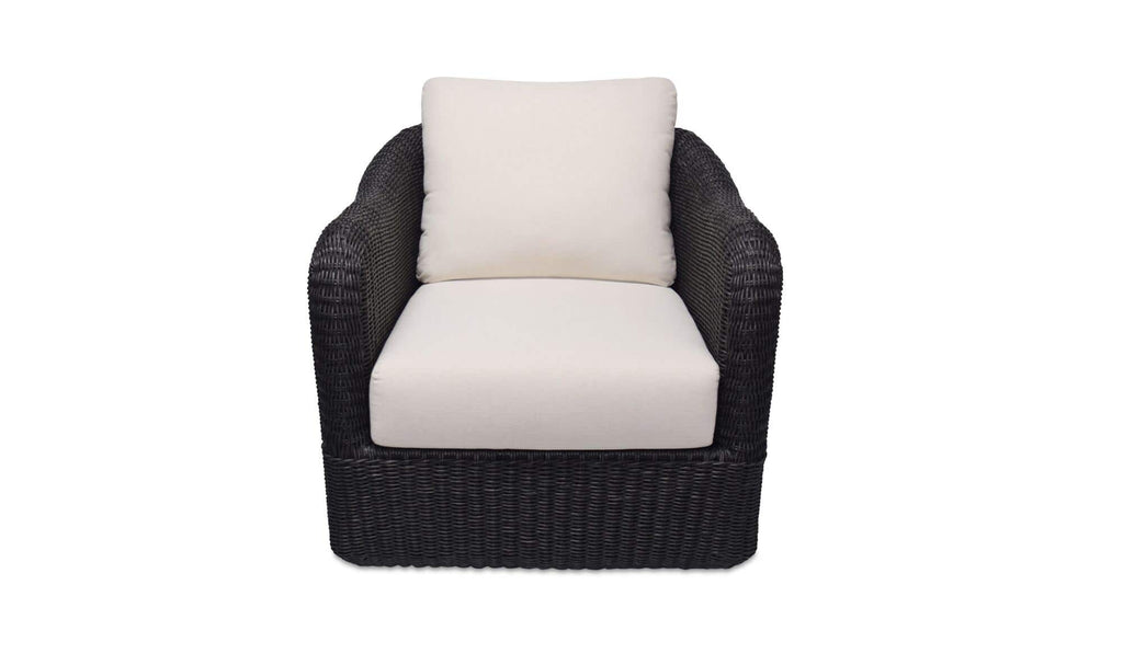 Aluminum Outdoor Bodhi Swivel Chair Charcoal