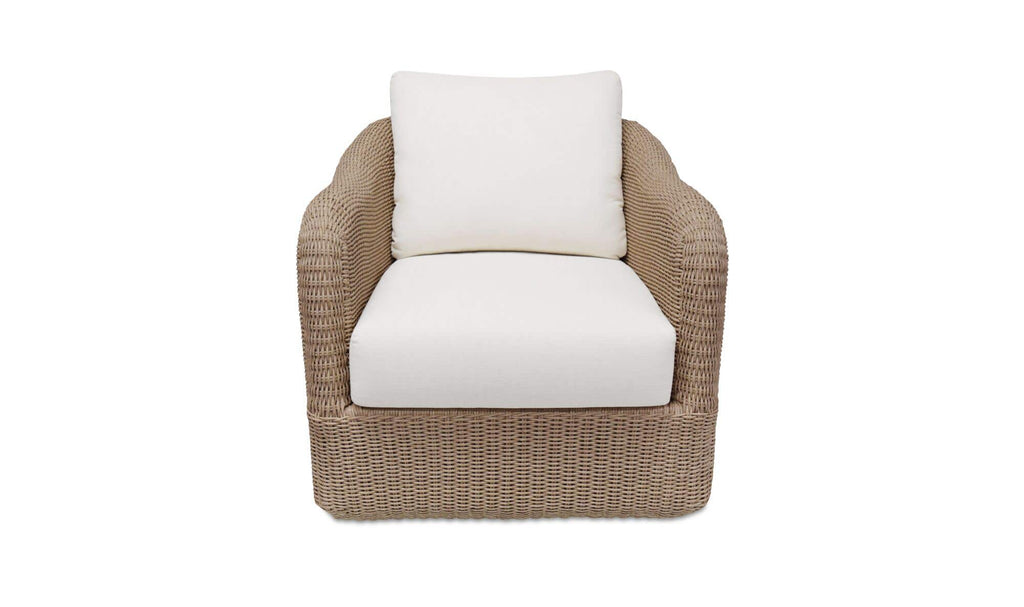 Aluminum Outdoor Bodhi Swivel Chair Natural