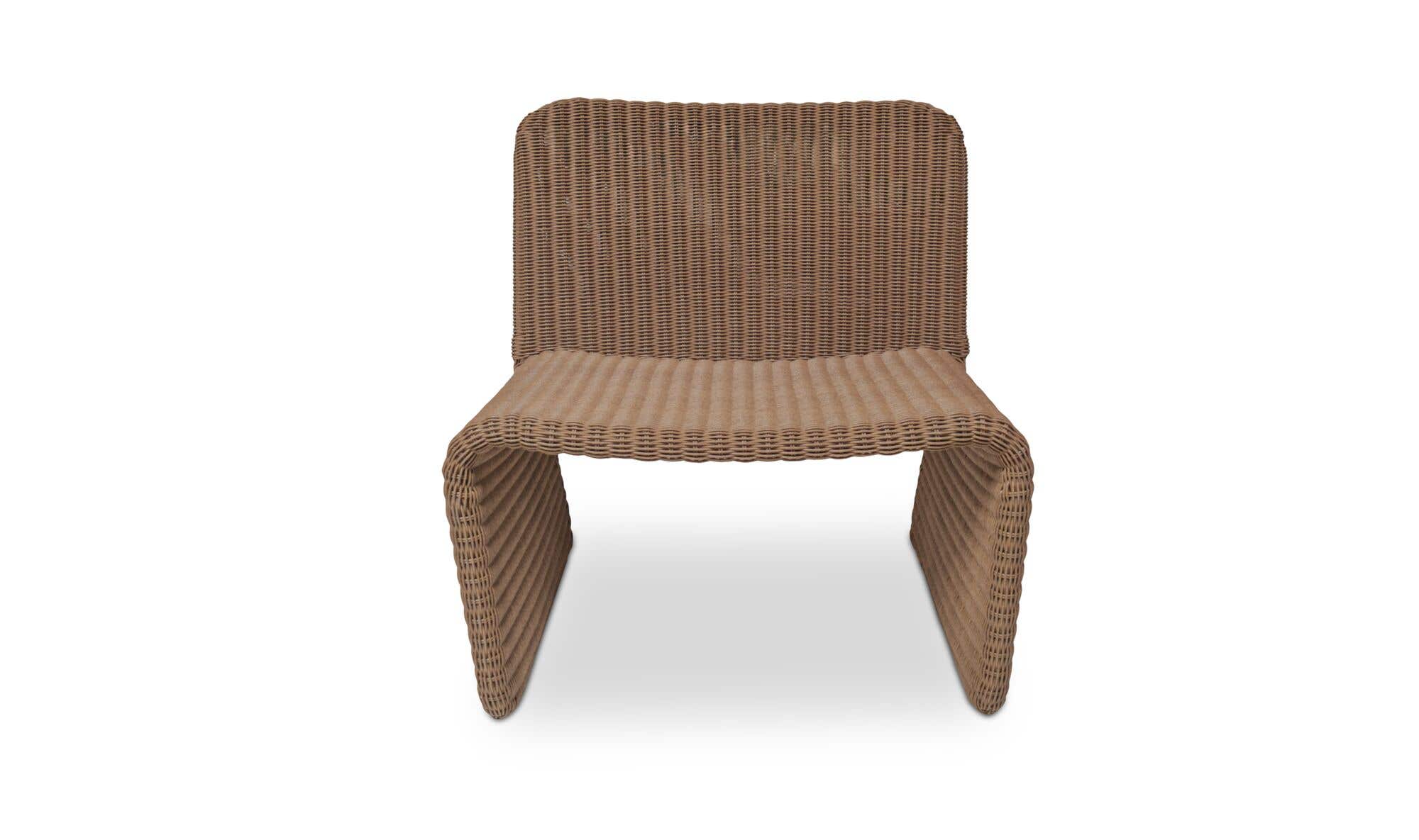 Resin Outdoor Ella Accent Chair Natural