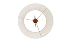 Evie table lamp by Moe's Home Collection, honey brown turned wood base, tapered shade