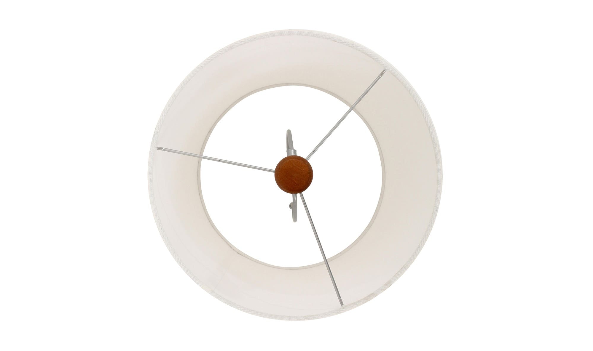 Evie table lamp by Moe's Home Collection, honey brown turned wood base, tapered shade