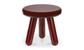 Joy Accent Table Deep Red Lacquer