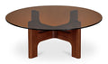 Amber Glass Luke Coffee Table Amber front
