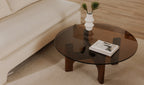 Amber Glass Luke Coffee Table Amber view 3