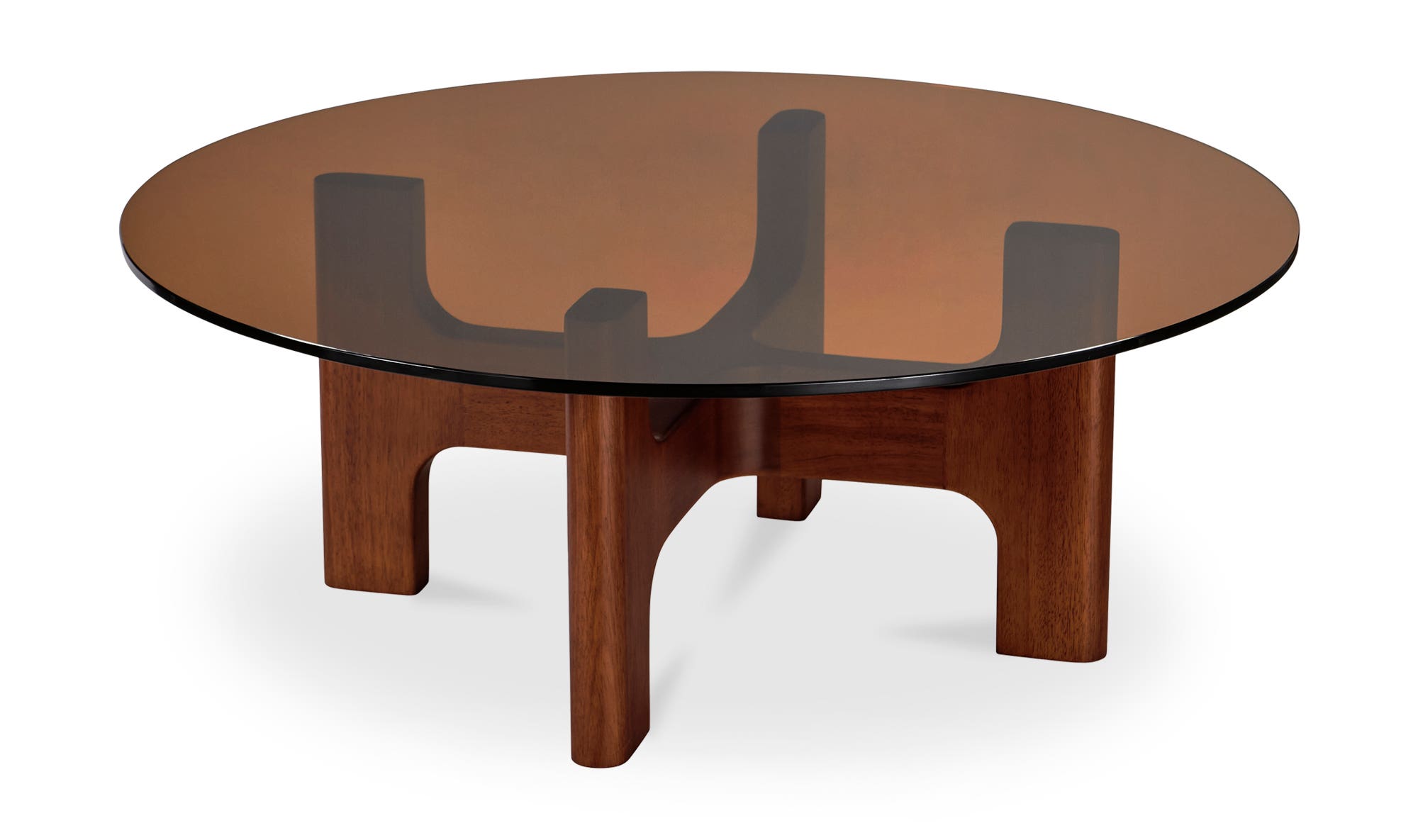 Amber Glass Luke Coffee Table 4