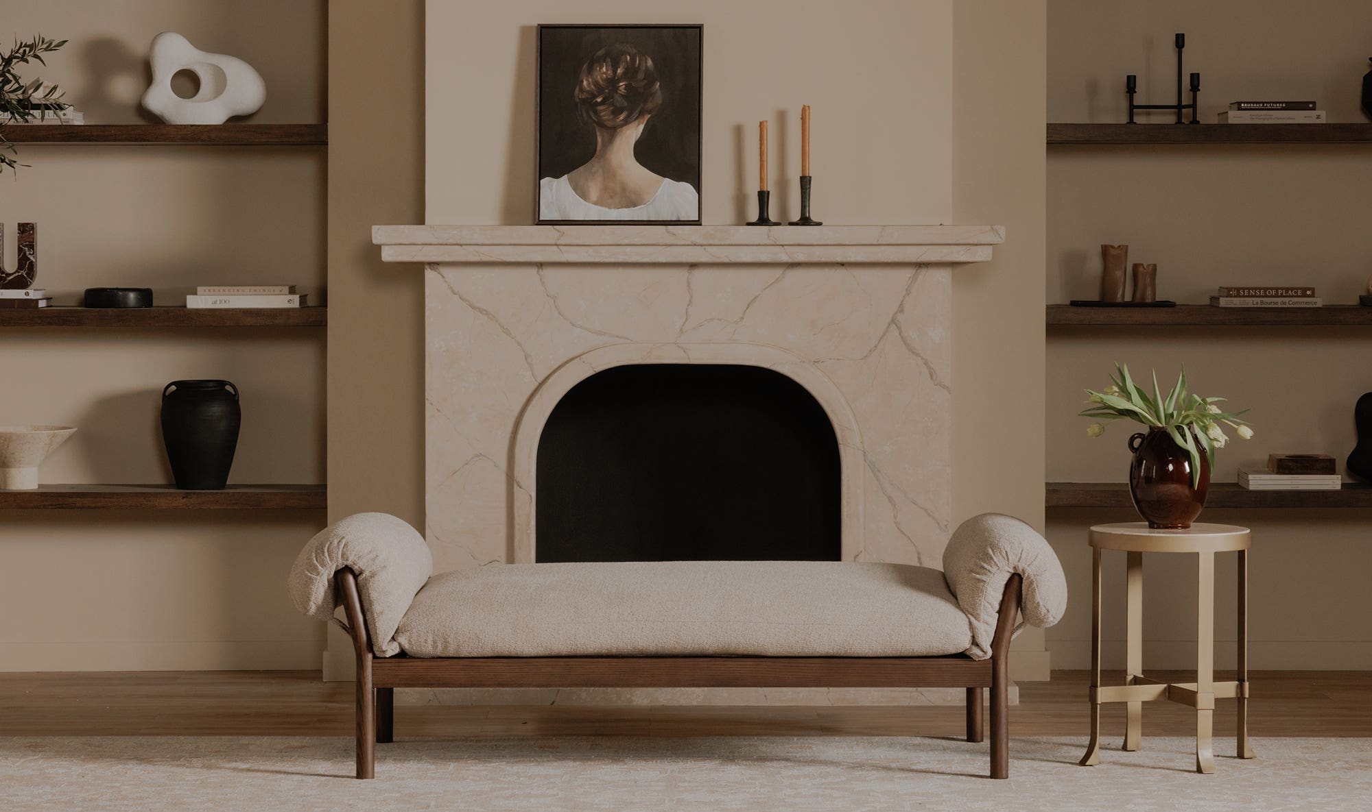Cardero Daybed Beige view 5