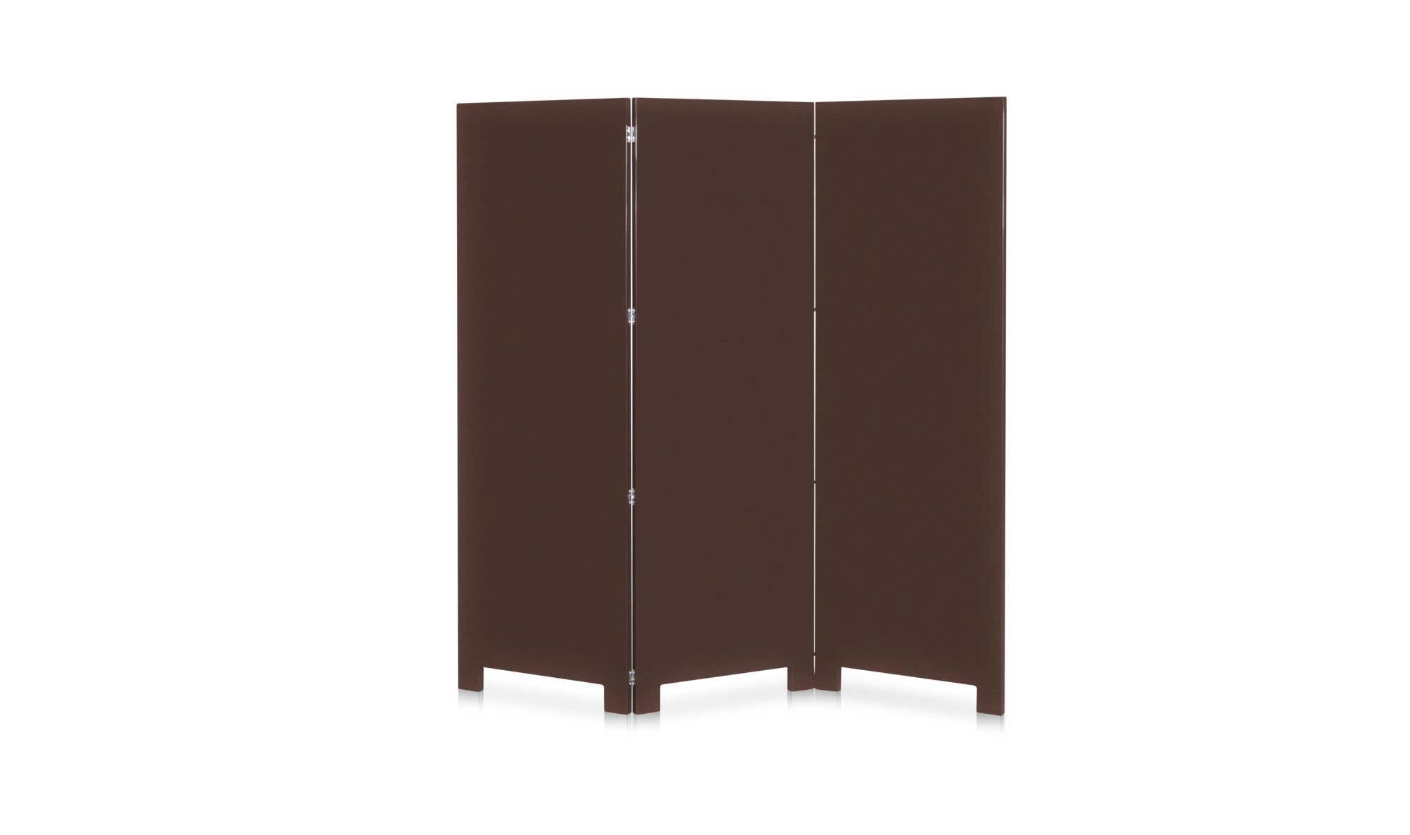Lacquered Garbo Screen Dark Brown Lacquer