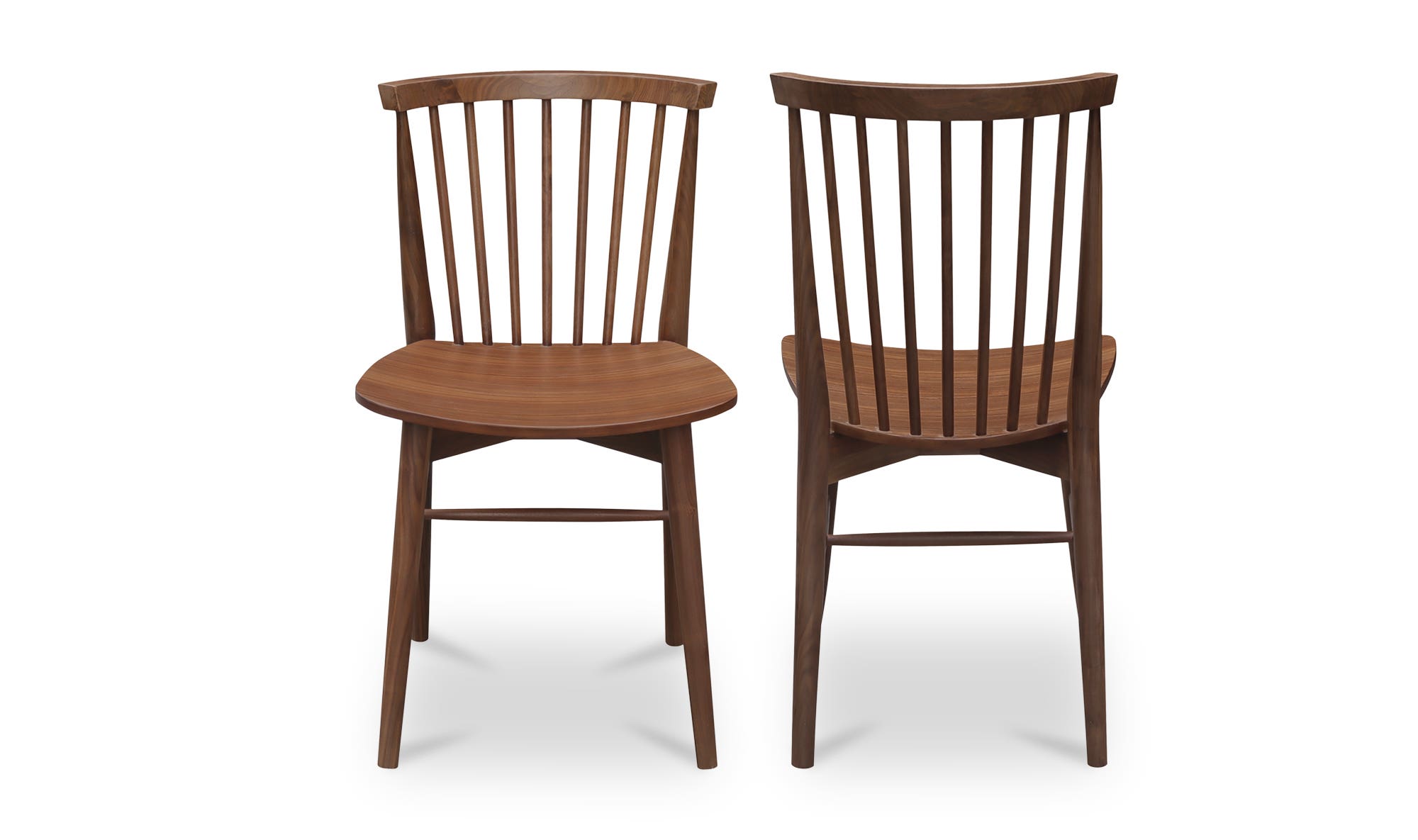 Walnut Marley Dining Chair, Set of 2 3