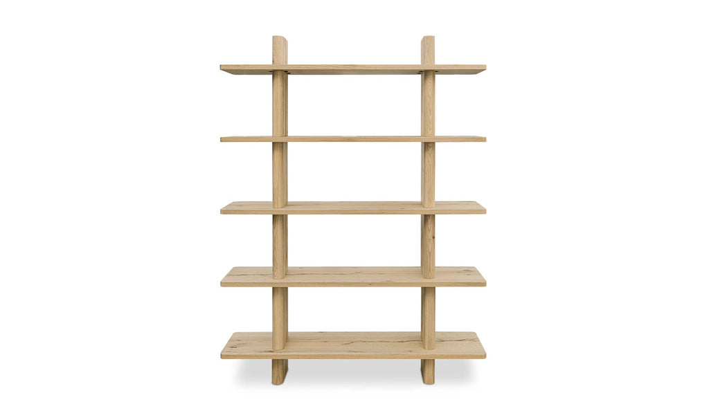 Casey Large Bookcase Rustic Oak