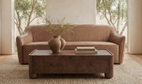 Gibson Storage Coffee Table Burl view 2