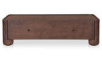 Gibson Storage Coffee Table Burl front