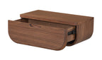 Hettie Floating Nightstand Dark Brown 3