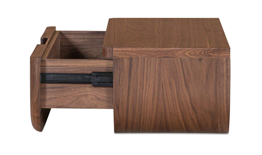 Hettie Floating Nightstand Dark Brown 5