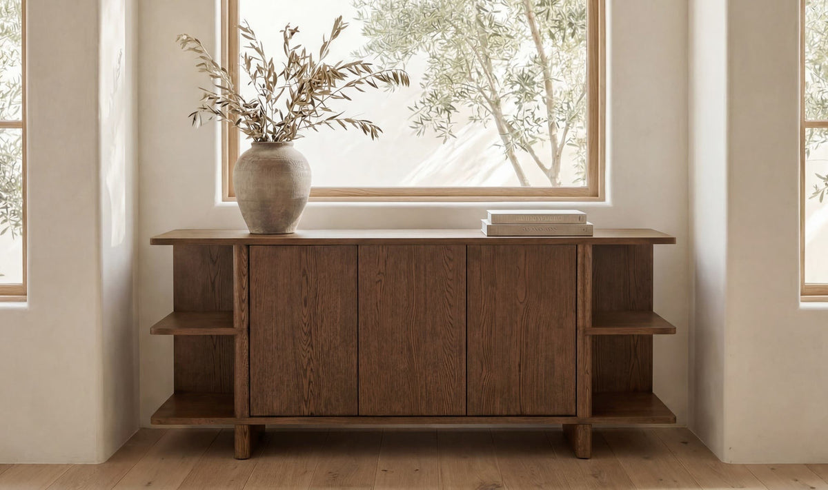 Casey Sideboard Dark Brown view 2