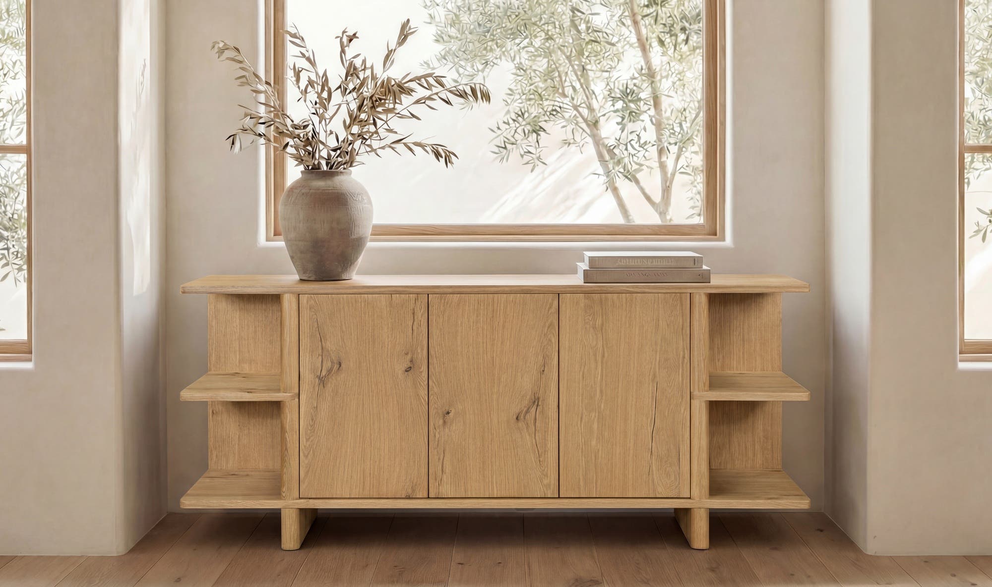 Casey Sideboard Rustic Oak view 9