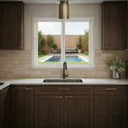 Fenice flush mount by Renwil, iron, dark antique brushed brass finish