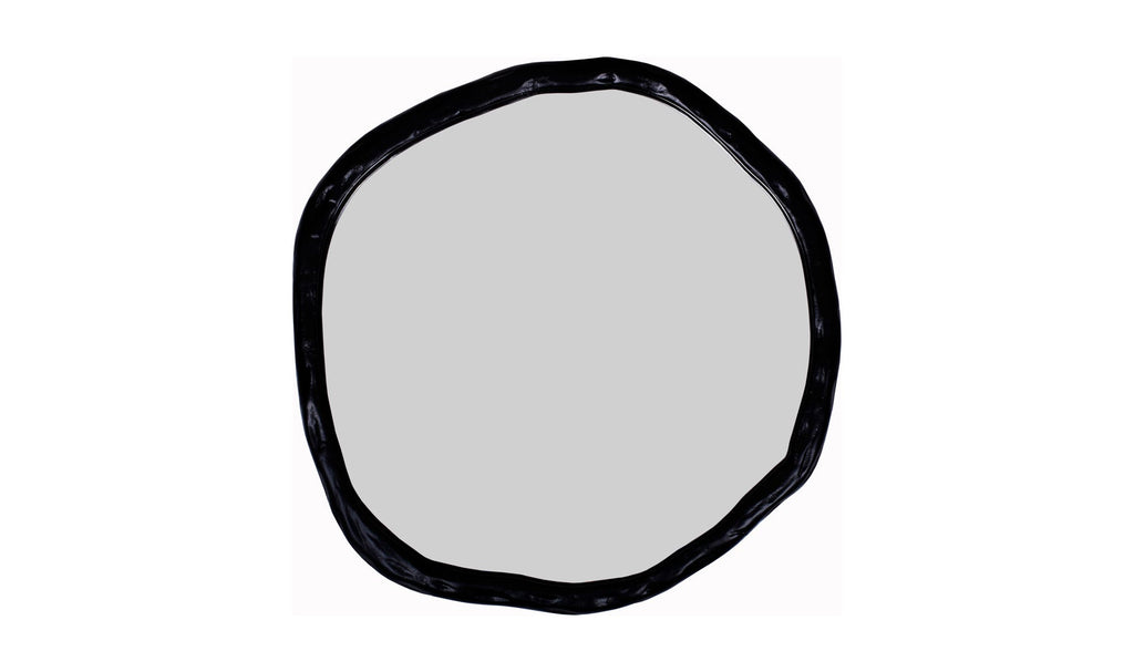 Foundry Small Wall Mirror Black