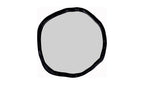Foundry Small Wall Mirror Black