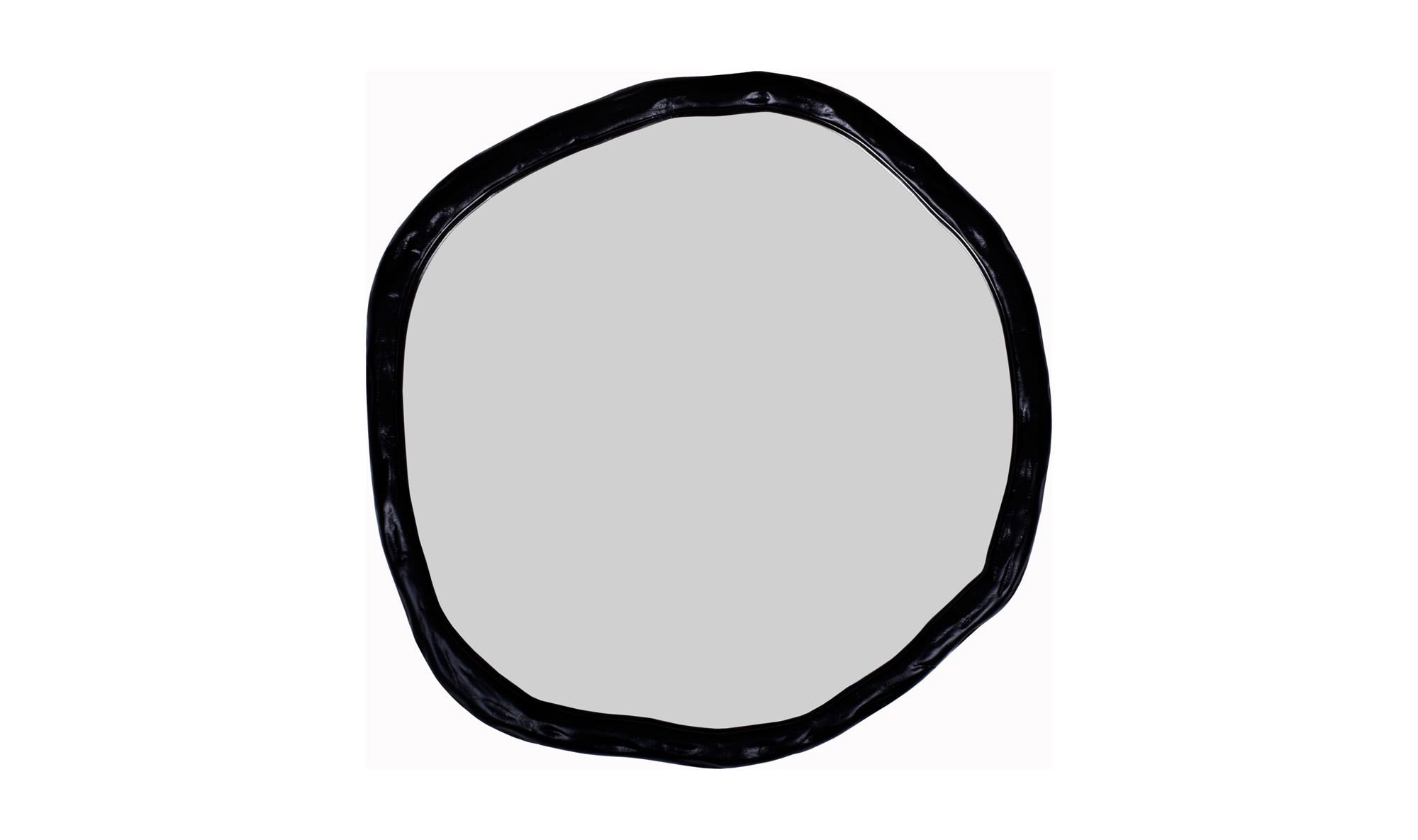 Foundry Small Wall Mirror Black