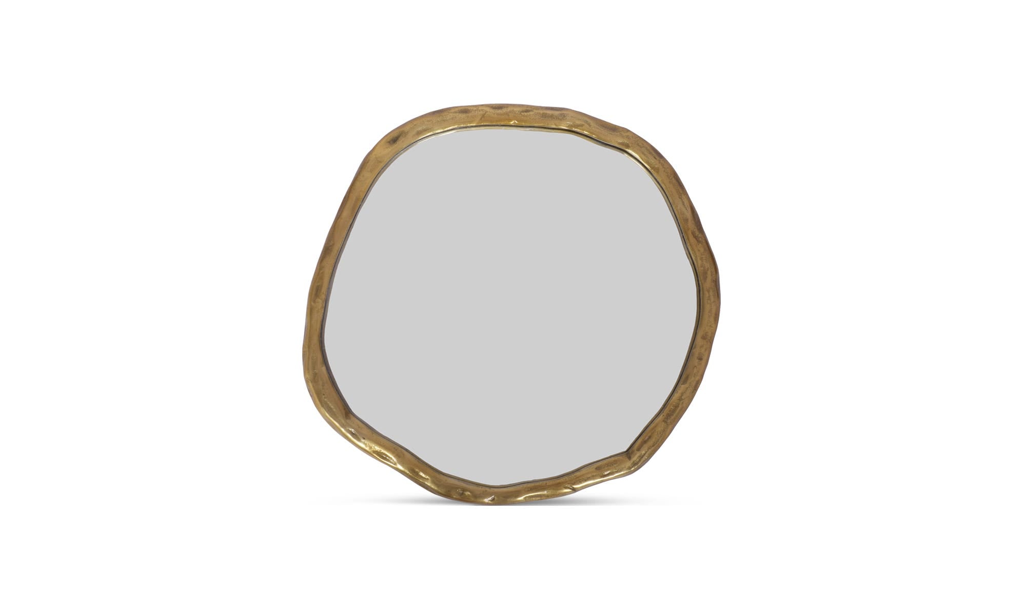Foundry Small Wall Mirror Gold