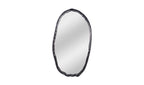 Foundry Oval Wall Mirror Black