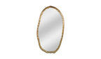 Foundry Oval Wall Mirror Gold